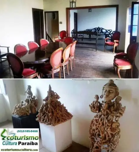 Sobrado de José Rufino: decoração interior O que fazer em Areia PB: decoração interior do Sobrado José Rufino