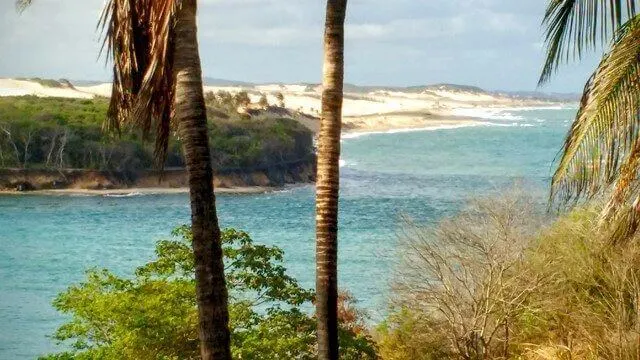 Tibault do Sul: viewpoint over the mouth of Guaraíras Bay Tibault do Sul: viewpoint over the mouth of Guaraíras Bay
