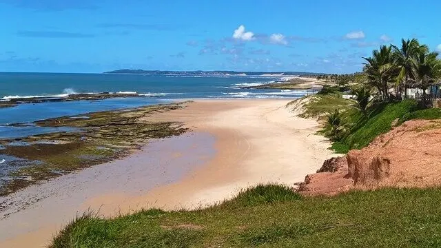 Vista sobre a Barra do Cunhaú Última vista sobre a Barra do Cunhaú, indo para Pipa