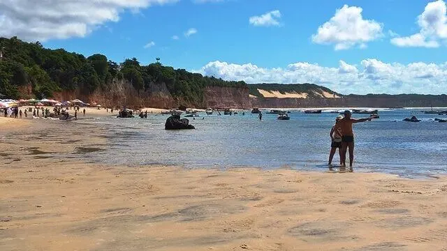 Pipa's central beach Pipa's central beach
