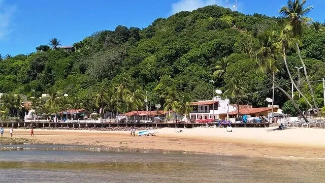 Pipa's beach, above the central beach Pipa's beach, above the central beach