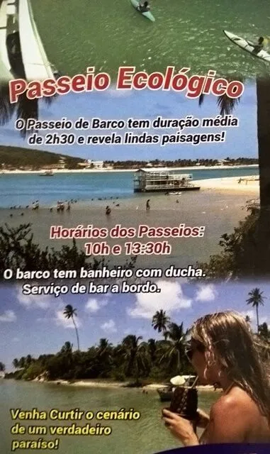 Barra do Cunhaú: Passeio ecológico de barco Barra do Cunhaú: Passeio ecológico de barco, com mangue e piscinas naturais