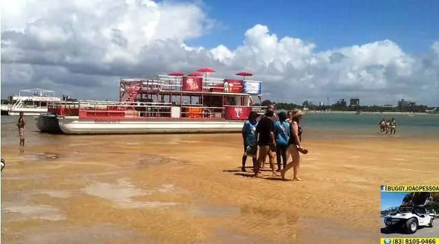 A ilha Areia Vermelha Praias de João Pessoa litoral norte: Areia Vermelha