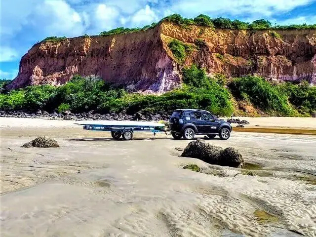 Barra do Miriri: as falésias Passeio no litoral norte de Joao Pessoa: falésias da Barra do Miriri