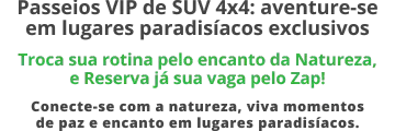Passeios Ecológicos na Paraíba