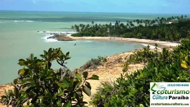 Dedo de Deus: the view Dedo de Deus Viewpoint, Coqueirinho, view of the small beach, southern coast of Paraíba