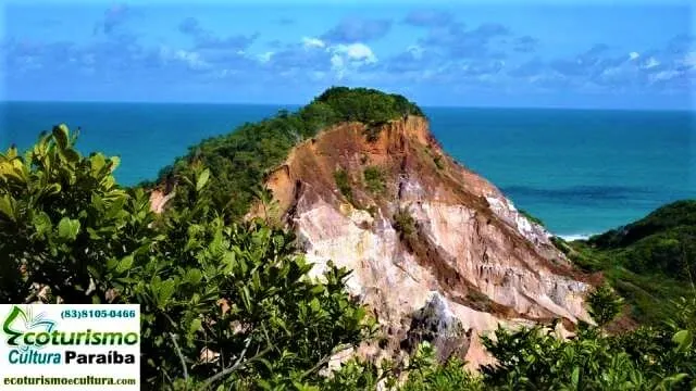 Coqueirinho: Viewpoint Detail of the Coqueirinho Canyon viewpoint, southern coast of Paraíba