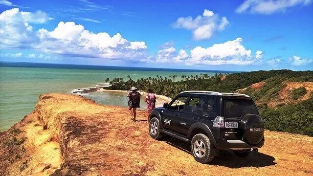 Coqueirinho Beach: viewpoint Viewpoint above Coqueirinho Beach