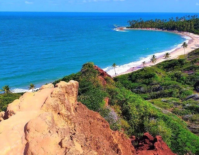 Dedo de Deus: above Coqueirinho Dedo de Deus Viewpoint, Coqueirinho, above the finger, southern coast of João Pessoa