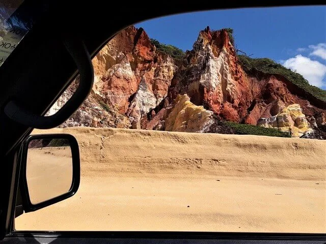 4x4 tour on the beach of Coqueirinho Beach